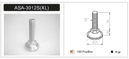 Chân đế điều chỉnh ASA-3012S-adjuster-ad-3012s-xl