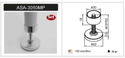 Chân đế điều chỉnh ASA-3050SP-chan-de-dieu-chinh-asa-3050sp-in-3050sp