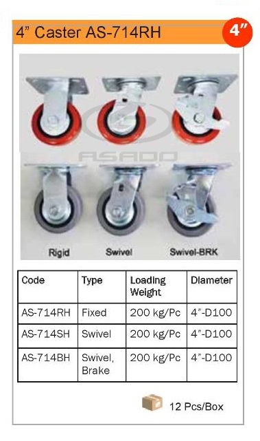 Bánh xe AS-714RH/SH/BH-caster-as-ct-714rl-sl-bl