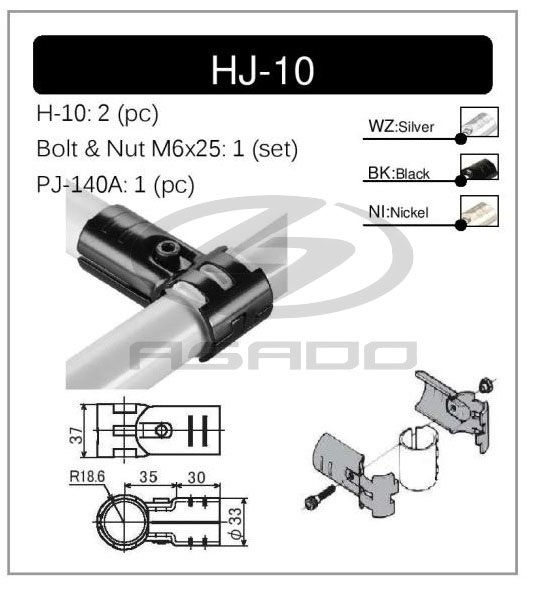 Khớp nối ASADO HJ-10-khop-noi-hj-10