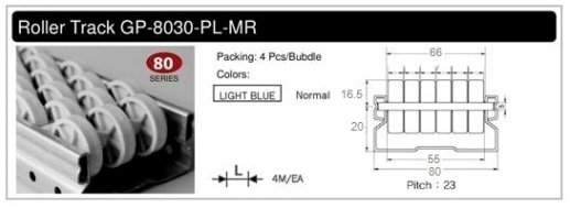 Thanh con lăn 80 Series  - roller-track-gp-80-mr